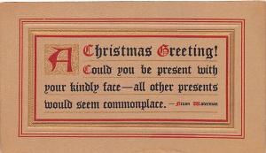 Christmas Postcard Old Vintage Antique Post Card