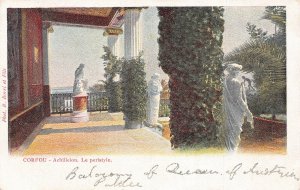 CORFOU GREECE~ACHILLEION-VILLA IMPERIALE-LE PERISTYLE~1900s POSTCARD