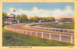 Baltimore, MD, USA Pimlico Race Track Horse Racing Unused 