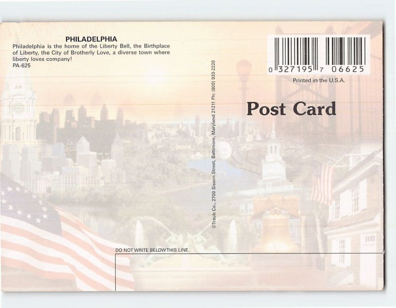 Postcard Philadelphia Pennsylvania USA