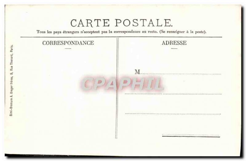 Old Postcard La Ferte Sous Jouarre Place De I & # 39Hotel Town