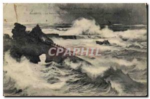 Picturesque Old Postcard Biarritz Biarritz Shipwreck