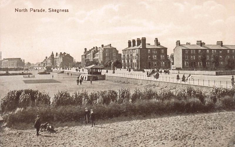 North Parade, Skegness, England, Great Britain, Early Postcard, Unused