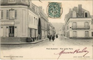 CPA PONT-AUDEMER Rue Jules Ferry (1160470)