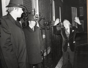 Spike Milligan Abolition Of The Battery Cage Downing Street Press Photo