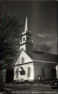 Newport NH Church of the Good Shepherd Real Photo Postcard