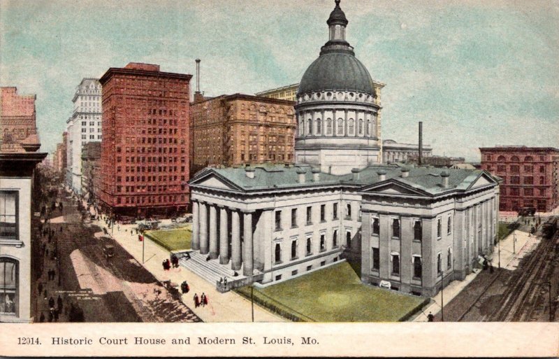 Missouri St Louis Historic Court House and New