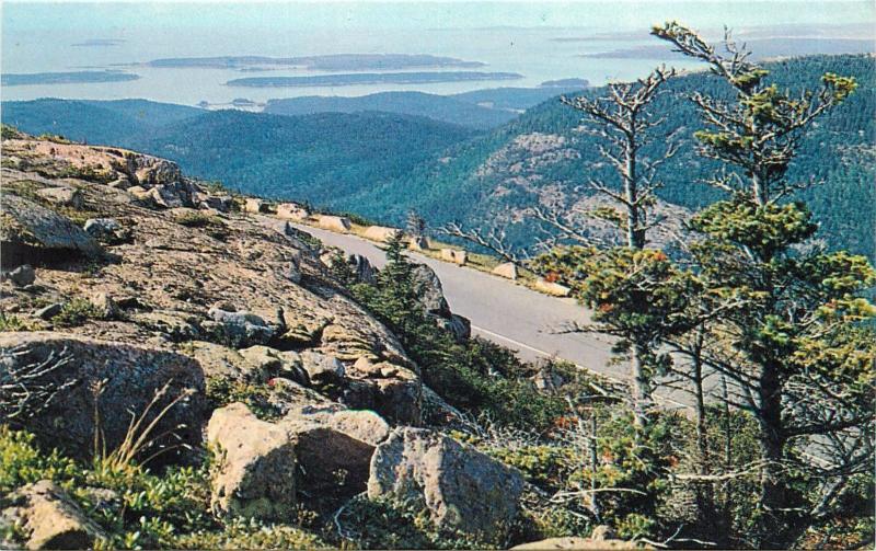 Mount Cadillac Acadia National Park, Maine Postcard