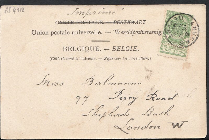 Belgium Postcard - Anvers - Confessionnala L'Eglise St Paul   RS4312