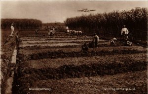 PC CPA Grondbewerking. The tilling of the ground INDONESIA (a6419)