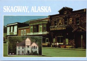 Skagway Alaska AK Arctic Brotherhood Hall Unused Vintage Postcard D34