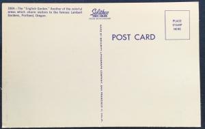 Postcard Lambart Gardens, Portland, OR LB