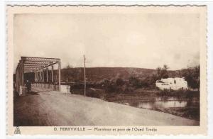 Marabout et Pont de l'Oued Tmdja Bridge Ferryville Bourguiba Tunisia postcard