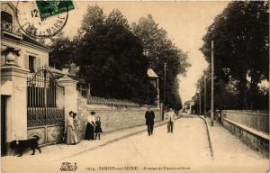 CPA SAMOIS-sur-SEINE - Avenue de FONTAINEBLEAU (639072)