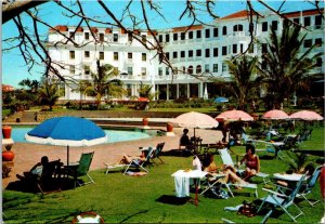 Hotel Polana Lourenco Marques Mozambique Postcard Sunbathers pool bikinis