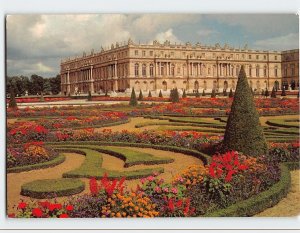 Postcard The Castle, the Flower-beds (South), Versailles, France