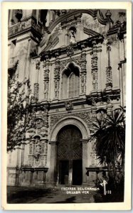 Postcard - Facade of Our Lady of Carmen - Orizaba, Mexico