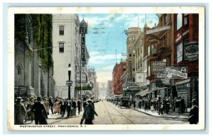 1923 Westminster Street, Providence Rhode Island RI Antique Postcard