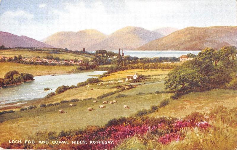 uk13488 loch fad and cowal hills rothesay scotland uk