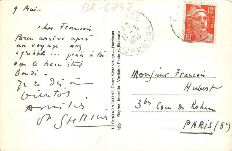 BR6742 Souvenir de Bergerac  france