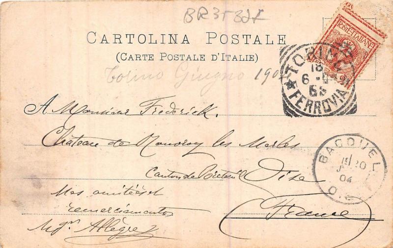 Br35327 Torino Piazza Castello e Via Roma italy