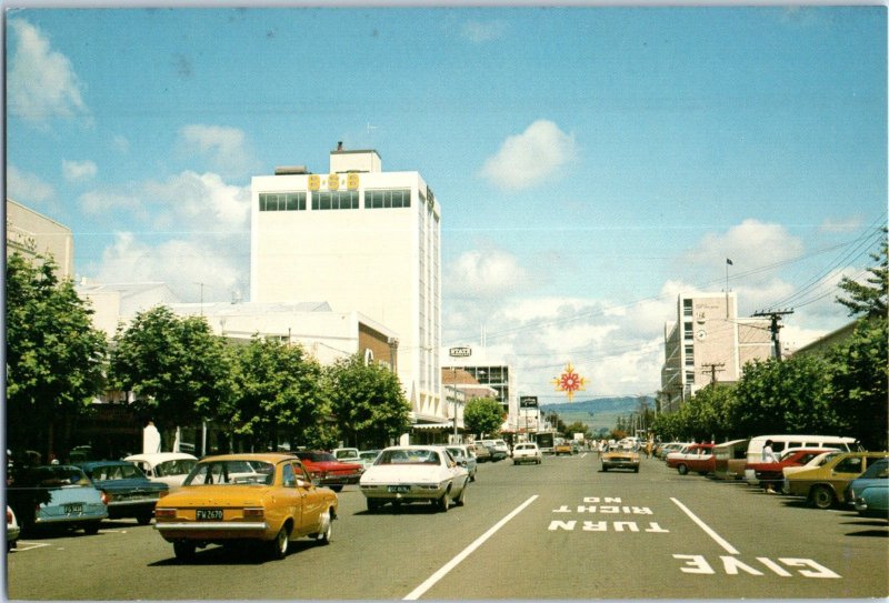 Hinemoa Street Rotorua New Zealand Postcard