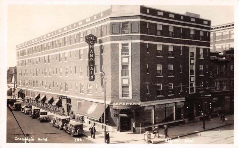 Regina Saskatchewan Canada Champlain Hotel Real Photo Antique Postcard J73813