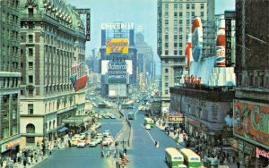 Times Square Sheraton-Astor Hotel Pepsi-Cola Signage Postcard