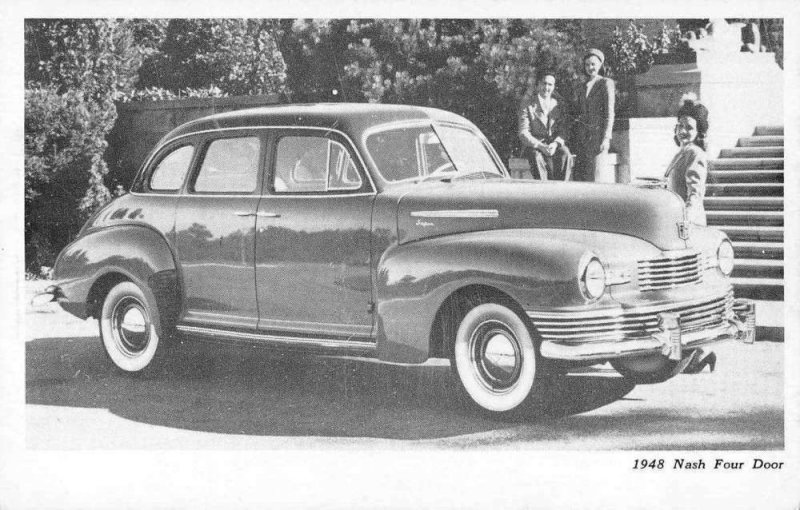 1948 Nash Four Door Automobile Ad Vintage Postcard JI657308