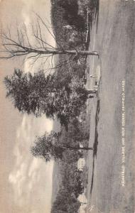 Ashfield Massachusetts Village And Golf Course Antique Postcard K92753