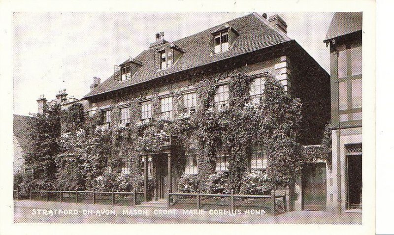 Postcard Stratford on Avon Mason Croft Marie Corellis Home UK