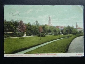 Dorset BOURNEMOUTH Upper Gardens c1906 Postcard by White & Jones