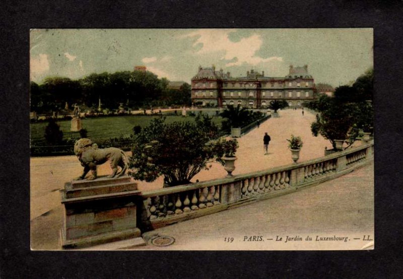 France Paris Le Jardin du Luxembourg Garden Carte Postale Postcard