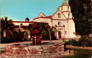 San Luis Rey Mission Oceanside Postcard UNP VTG 76 Union Unused Vintage Chrome