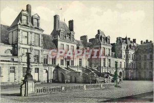 Modern Postcard Palace of Fontainebleau The Iron Horse has Staircase and the ...