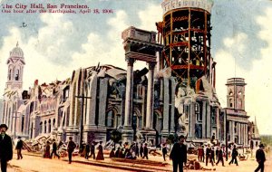 CA - San Francisco. 1906 Earthquake & Fire. City Hall