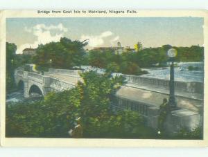 W-Border BRIDGE SCENE Niagara Falls New York NY HJ1244