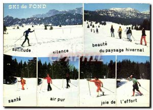 Postcard Modern Country Skiing