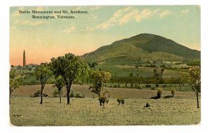 VT - Bennington. Battle Monument & Mount Anthony