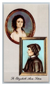 Saint Elizabeth Ann Seton Religious Holy Prayer Card