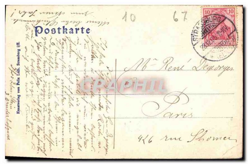 Postcard Old Strasbourg Kline Metsig