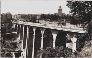 Luxembourg Le Viaduc Passerelle Vintage Postcard C188