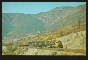 Santa Fe Railway U36C 1974 Leon Callaway Color Postcard Unposted