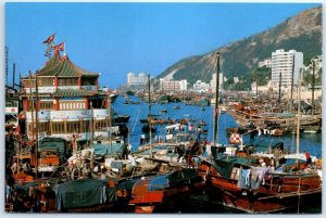 Postcard - The Floating Population of Hong Kong, China