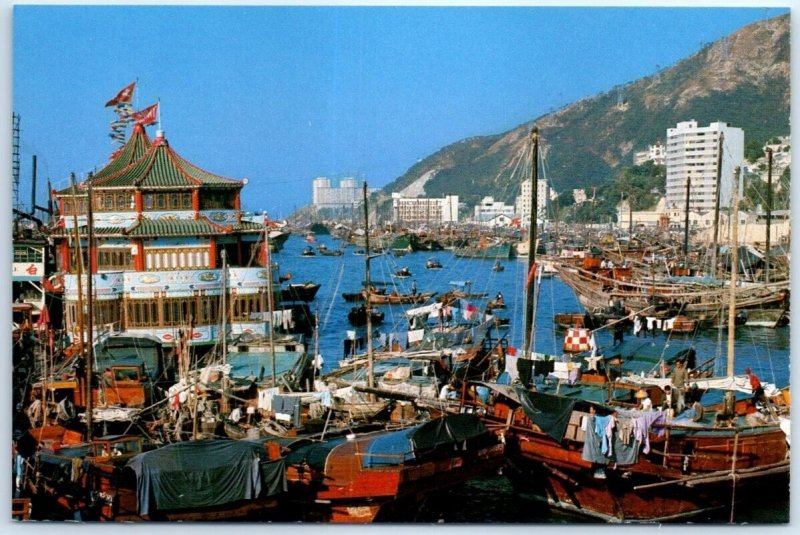 Postcard - The Floating Population of Hong Kong, China