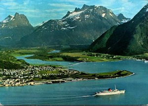 Norway Andalsnes Panoramic View 1967