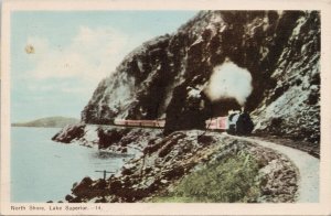 North Shore Lake Superior Ontario ON Train Railroad c1950 PECO Postcard H15