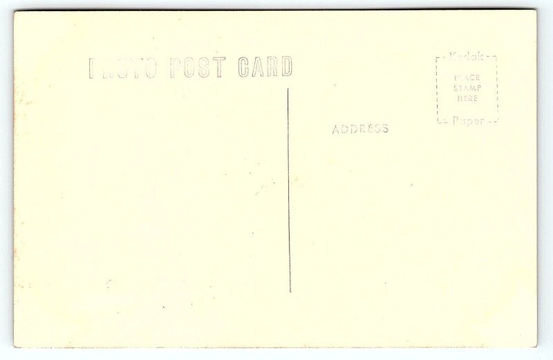 1940s ANSONVILLE NC LOCKHART GADDY'S WILD GOOSE REFUGE US52 RPPC POSTCARD P2801G
