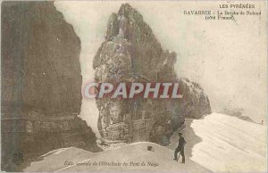 Old Postcard The pyrenees gavarnie the breach of boland (odds France)