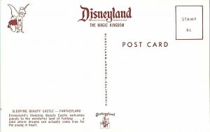 Disneyland Sleeping Beauty Castle Vintage Postcard Standard View Card 